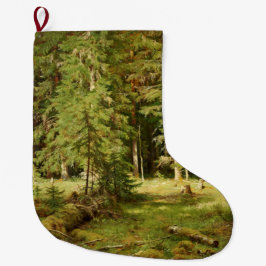 Russisch bos (Rustisch landschap) (Groene Bossen) Grote Kerstsok