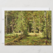 Russisch bos (Rustisch landschap) (Groene Bossen) Kaart (Voorkant)