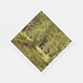 Russisch bos (Rustisch landschap) (Groene Bossen) Servet (Hoek)