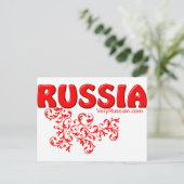 Russisch Briefkaart (Staand voorkant)