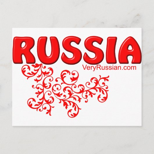 Russisch Briefkaart (Voorkant)