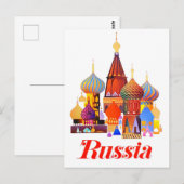 Russisch Briefkaart van het klassieke reisverkeer (Voorkant / Achterkant)