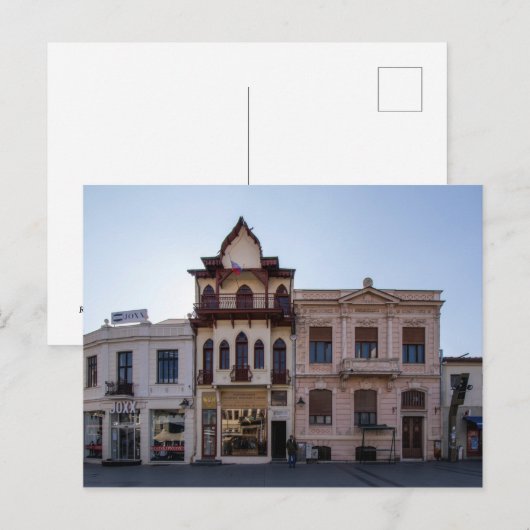 Russisch consulaat in Bitola, Macedonië Briefkaart (Voorkant / Achterkant)