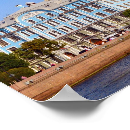 Russisch cruiseschip Aurora Poster (Hoek)