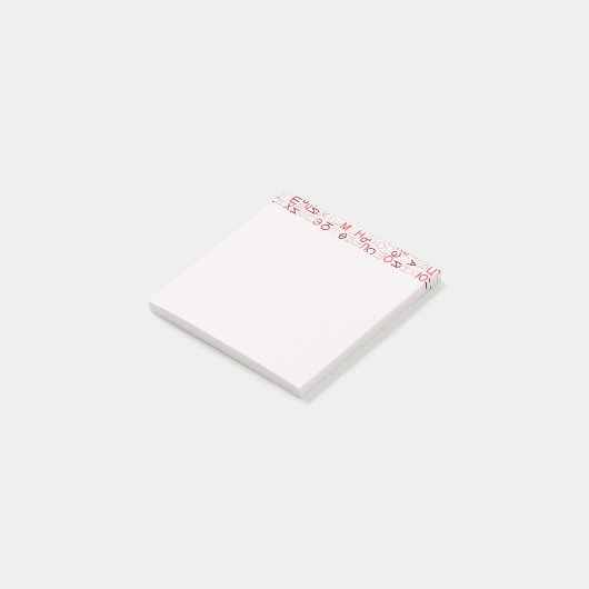 Russisch cyrillisch post-it® notes (Schuin)