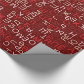 Russisch cyrillisch schrift cadeaupapier (Hoek)