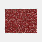 Russisch cyrillisch schrift fleece deken (Voorkant (Horizontaal))