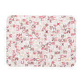 Russisch cyrillisch schrift magneet (Horizontaal)