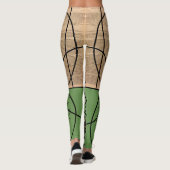 Russisch dagblad leggings (Achterkant)