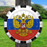 Russisch dartboard en Russisch vlag/spelbord Dartbord<br><div class="desc">Dartboard: Russisch & Russisch vlagdonker,  familieklepjes - hou van mijn land,  zomerspelen,  vakantie,  vaders dag,  verjaardagsfeest,  universiteitsstudenten/sportfans</div>