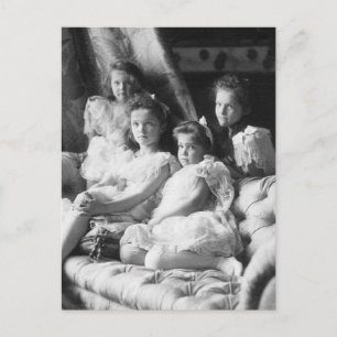 Russisch-Daughters-tsar, OTMA Romanov Briefkaart