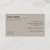 Russisch docent tweede taal Visitekaartje (Achterkant)