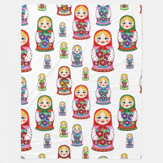 Russisch Dolls-deken Fleece Deken (Voorkant)