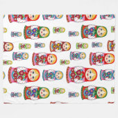 Russisch Dolls-deken Fleece Deken (Voorkant (Horizontaal))