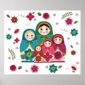 Russisch Dolls White Poster (Voorkant)