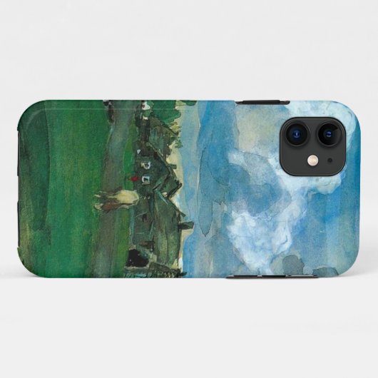 Russisch dorp Valentin Serov Case-Mate iPhone Case (Achterkant (horizontaal))