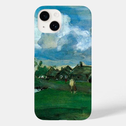 Russisch dorp Valentin Serov Case-Mate iPhone Case (Achterkant)