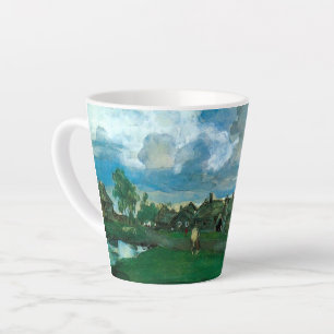 Russisch dorp Valentin Serov Latte Mok