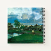 Russisch dorp Valentin Serov Notitieboek (Achterkant)