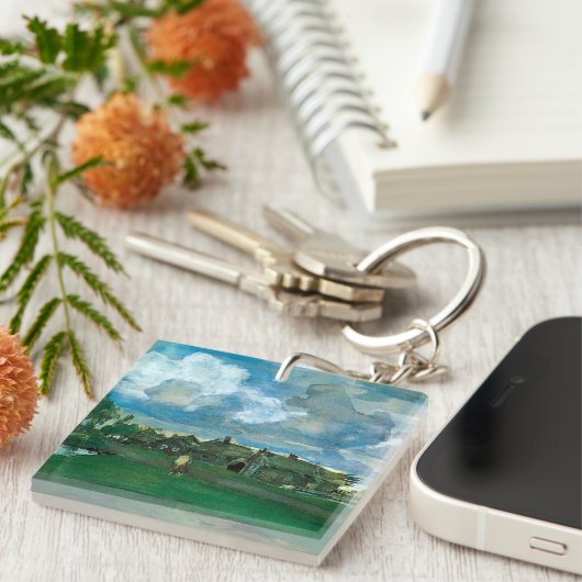 Russisch dorp Valentin Serov Sleutelhanger (Voorkant Rechts)