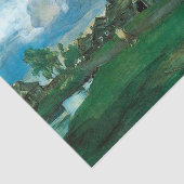Russisch dorp Valentin Serov Tissuepapier (Detail)