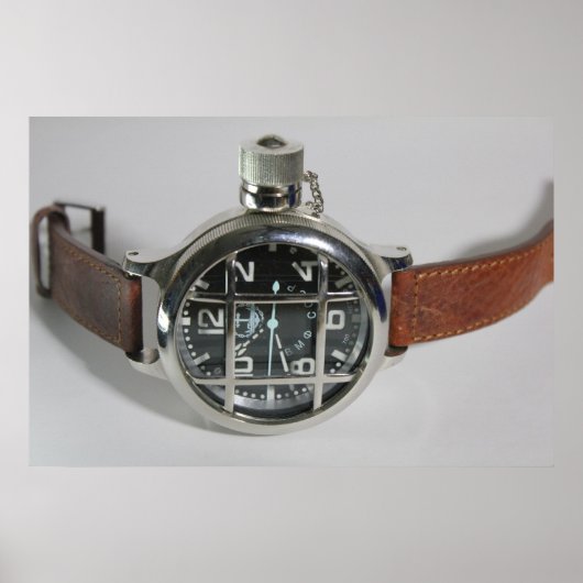 Russisch duikhorloge poster (Voorkant)