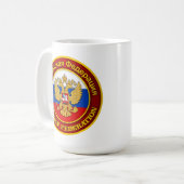 Russisch Embleem Koffiemok (Voorkant links)