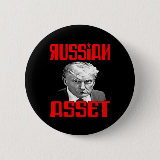 Russisch Et - Trump Ronde Button 5,7 Cm (Voorkant)