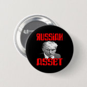 Russisch Et - Trump Ronde Button 5,7 Cm (Voorkant /achterkant)