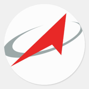 Russisch Federaal Ruimtevaartagentschap: Roscosmos Ronde Sticker