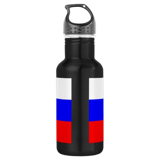 Russisch Flag Liberty Bottle Waterfles (Achterkant)