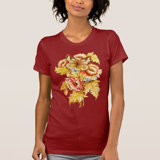 Russisch Floral T-shirt (Voorkant)