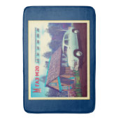 Russisch GAZ M-20 auto en Dacha Badmat (Voorkant Verticaal)