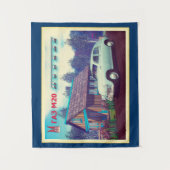 Russisch GAZ M-20 auto en Dacha Wandkleed (Voorkant)