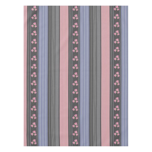 Russisch, gestreept, lappendeken tafelkleed (Voorkant)