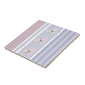 Russisch, gestreept, lappendeken tegeltje (Zijkant)