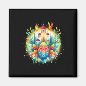 Russisch Grieks-Byzantijns-orthodox kruis Magneet (Voorkant)