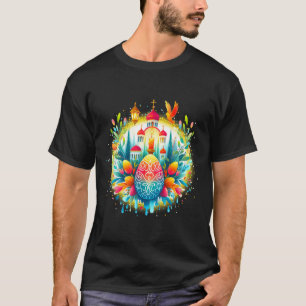 Russisch Grieks-Byzantijns-orthodox kruis T-shirt