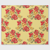 Russisch hohloma-pakpapier cadeaupapier (Vlak)