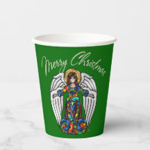 Russisch Icon Guardian Angel voor Kerstmis