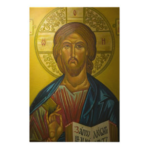 Russisch icoon in de Kerk van St. Sophia / Foto Afdruk