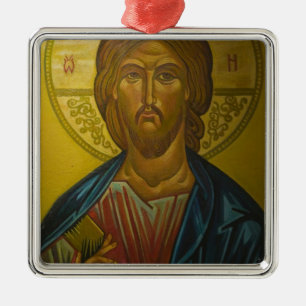 Russisch icoon in de Kerk van St. Sophia / Metalen Ornament
