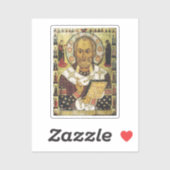 Russisch icoon van Sint-Nicolaas Sticker (Vel)
