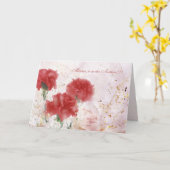 Russisch. Ik hou van je, mam. Moederdagkaart Kaart (Gele Bloem)