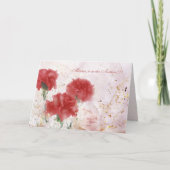 Russisch. Ik hou van je, mam. Moederdagkaart Kaart (Voorkant)