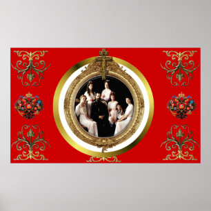 Russisch imperial Family Romanov Poster