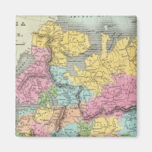 Russisch in Europa Magneet (Voorkant)