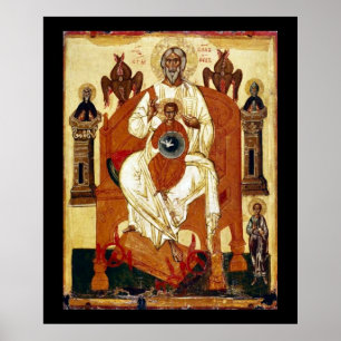 Russisch Jezus Art Nouveau blijft Poster