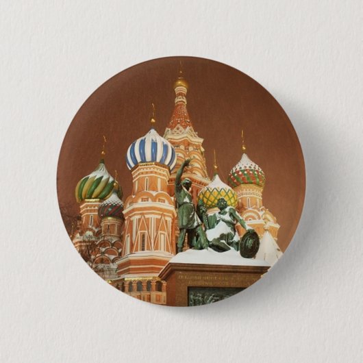Russisch kathedraal ronde button 5,7 cm (Voorkant)