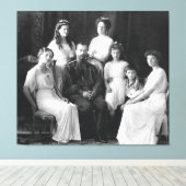 Russisch keizerlijke familie, Huis van Romanov (19 Canvas Afdruk (Insitu (Houten vloer))